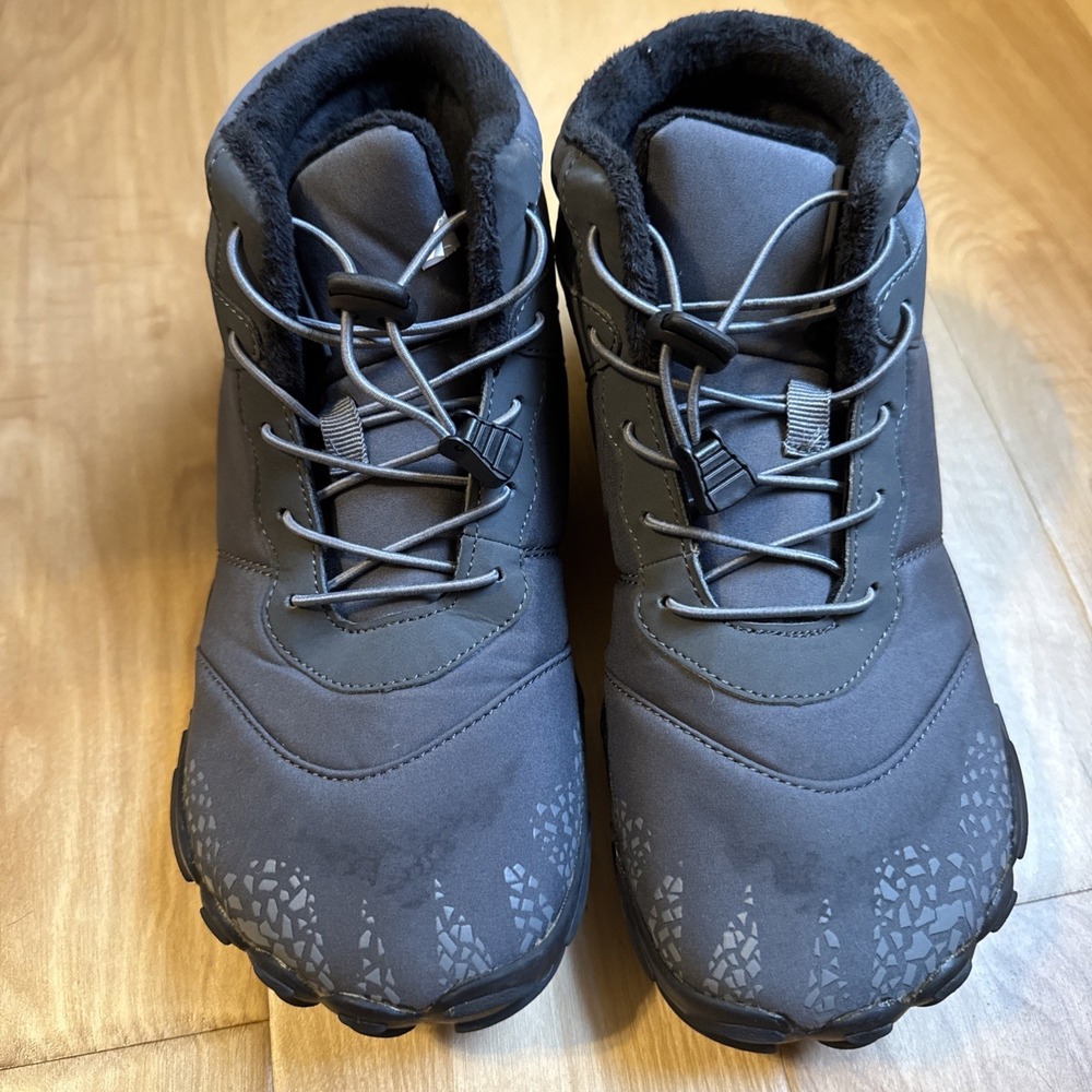 Vionic Warm Cotton Plush Waterproof Hiking Winter Shoes Gray EU 39 US 8 Women